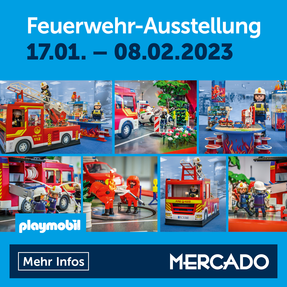 Mercado, Playmobil Feuerwehr-Ausstellung