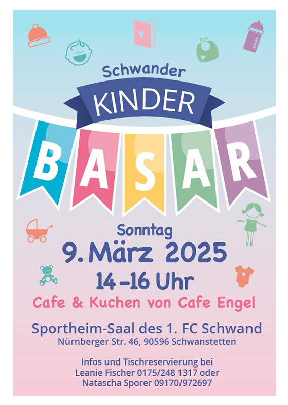 Basar Schwanstetten Schwander Kinderbasar