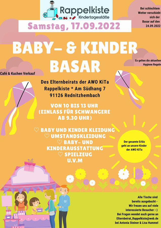 Basarplaket Kita Rappelkiste