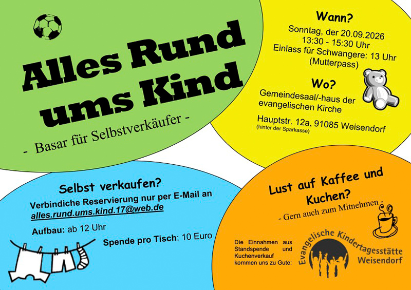 Basar für Kinder- und Babykleidung in Weisendorf