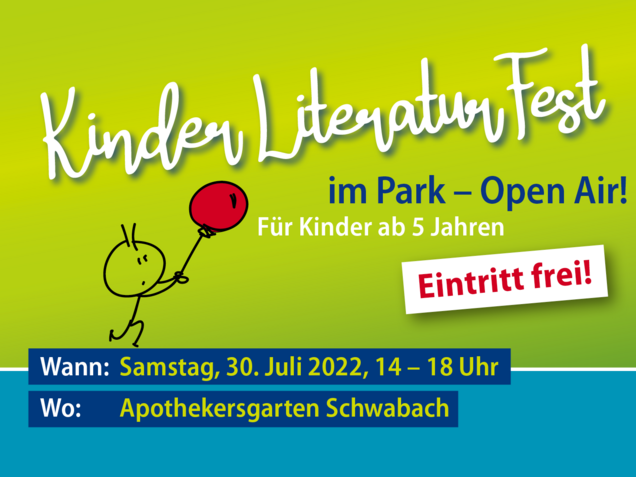 Kinderliteraturfest schwabach Plakat 2022